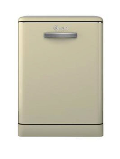 Swan Sdw7040Cn 12-Place Retro Dishwasher - Cream Swan Sdw7040Cn 12-Place Retro Dishwasher - Cream